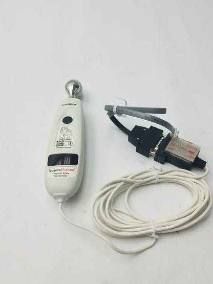Exergen TAT-5000S Temporal Artery Scanner Thermometer With Dual Lock Temporal Artery Thermometer, second-hand product photo 1