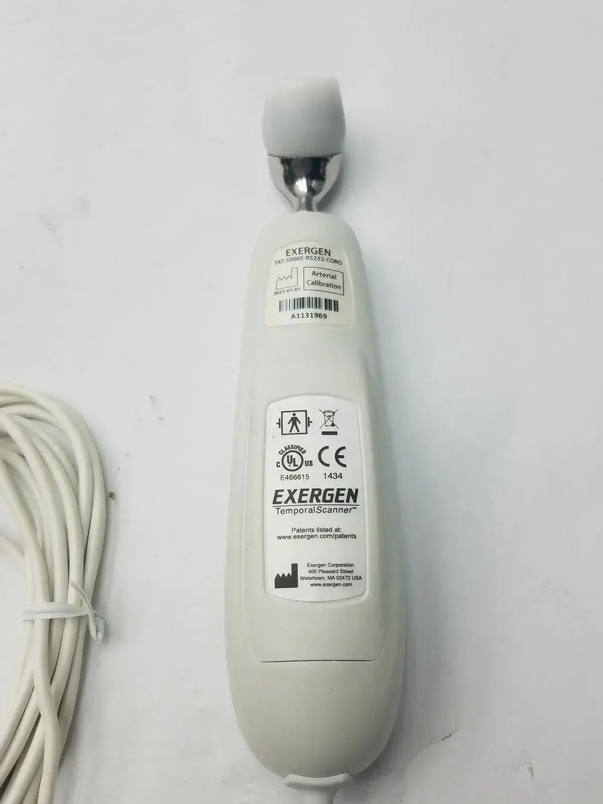 Exergen TAT-5000S Temporal Artery Scanner Thermometer With Dual Lock Temporal Artery Thermometer, second-hand product photo 8