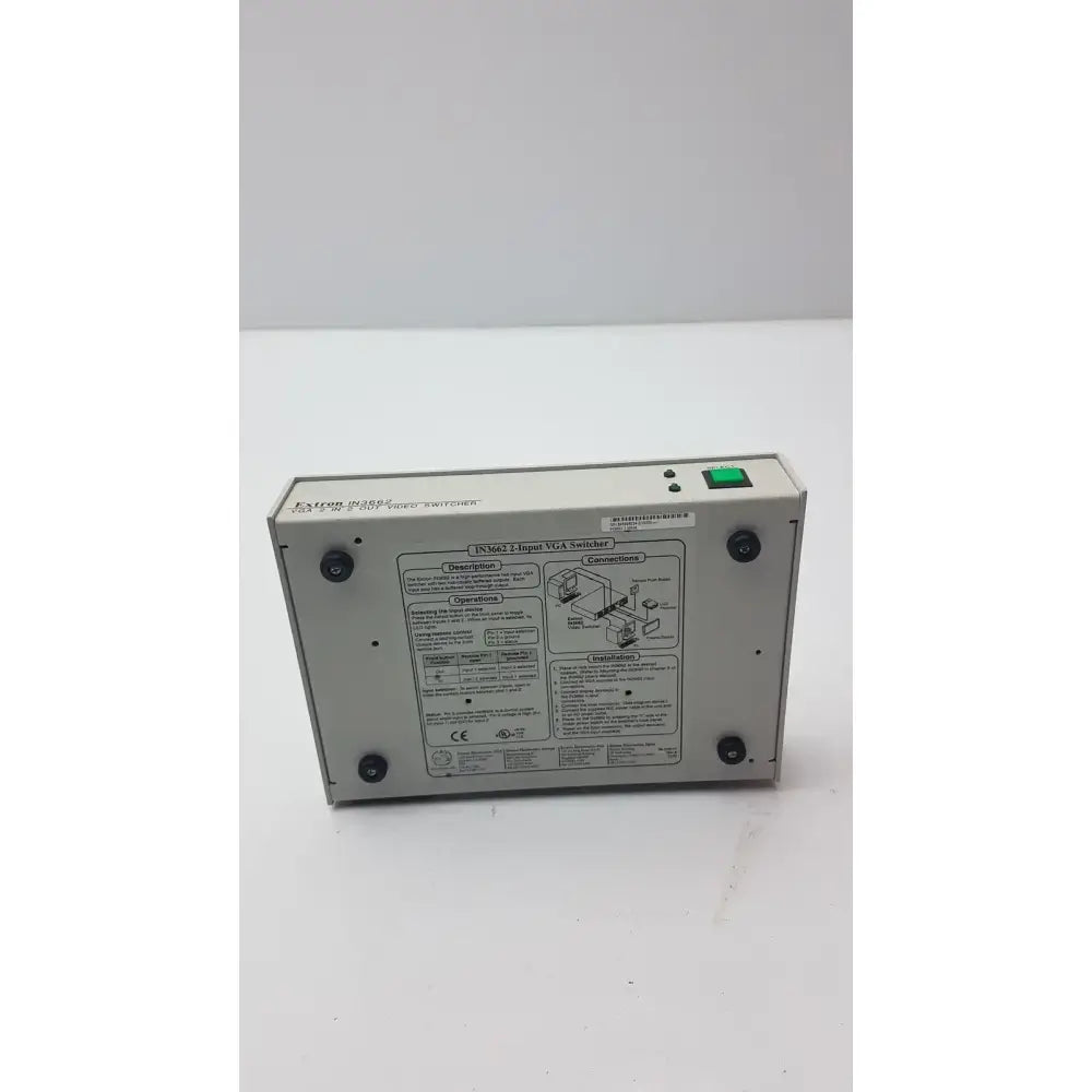 Extron Rare Inline 3662 VGA 2 in 2 Out Video Switcher Video Switcher, second-hand product photo 4