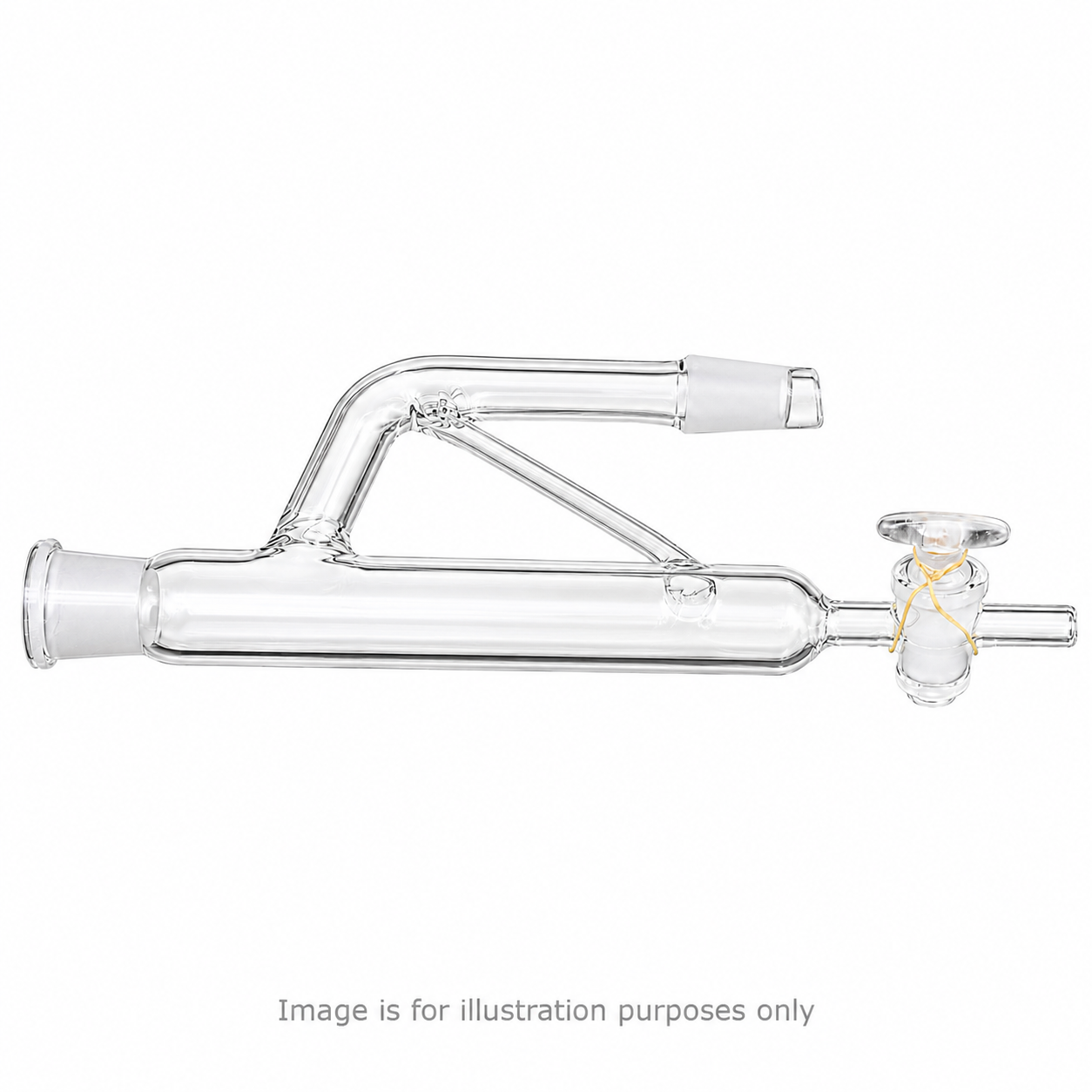 Laboratory Glass Decantor Separator – Jointed with Stopper, Borosilicate Glass