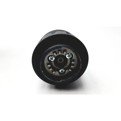Black rubberized grip housing with metallic hub and screws on festool dd-es cdd9 plus drill attachment