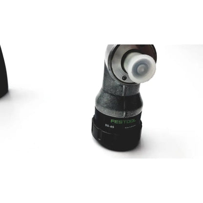 Festool dd-es angled drill bit holder with matte black and metallic finish for plus drill attachments