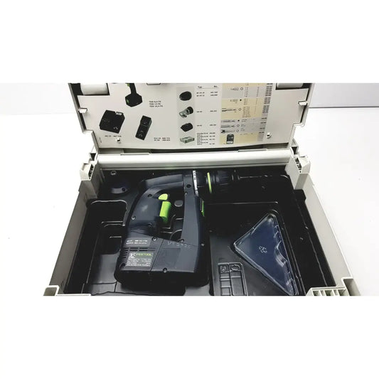 Reuse Medical Festool DD-ES CDD9,6 FX /CDD 12 FX MC 15 Plus Drill and Attachments Drill Chucks, as-is (for parts) product photo 1
