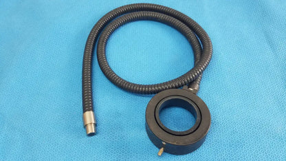 Unbranded Fiber Optic Ring Light Guide Cable Gooseneck Microscope Illuminator Microscope Illuminator Accessory, second-hand product photo 1