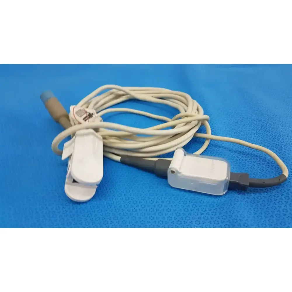 Generic Finger Clip SpO2 Sensor w/ Extension Cable & Multi-Pin Connector – Patient Monit SpO2 Sensor, second-hand product photo 2