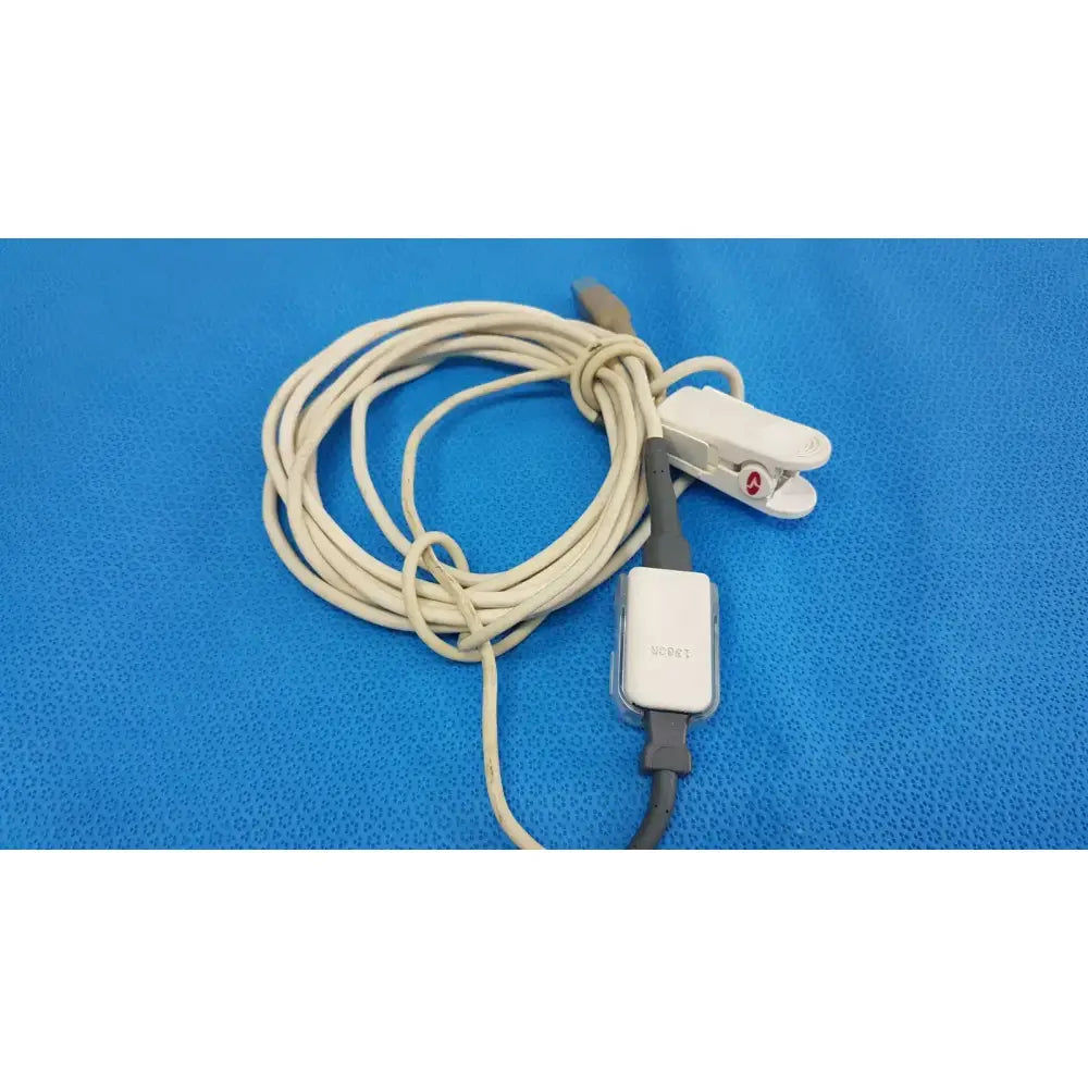 Generic Finger Clip SpO2 Sensor w/ Extension Cable & Multi-Pin Connector – Patient Monit SpO2 Sensor, second-hand product photo 4