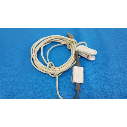 Generic Finger Clip SpO2 Sensor w/ Extension Cable & Multi-Pin Connector – Patient Monit SpO2 Sensor, second-hand product photo 4