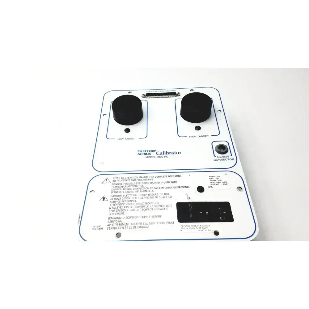 First Temp Genius Calibrator Model 3000 PC Thermometer Calibrator, as-is (for parts) product photo 1
