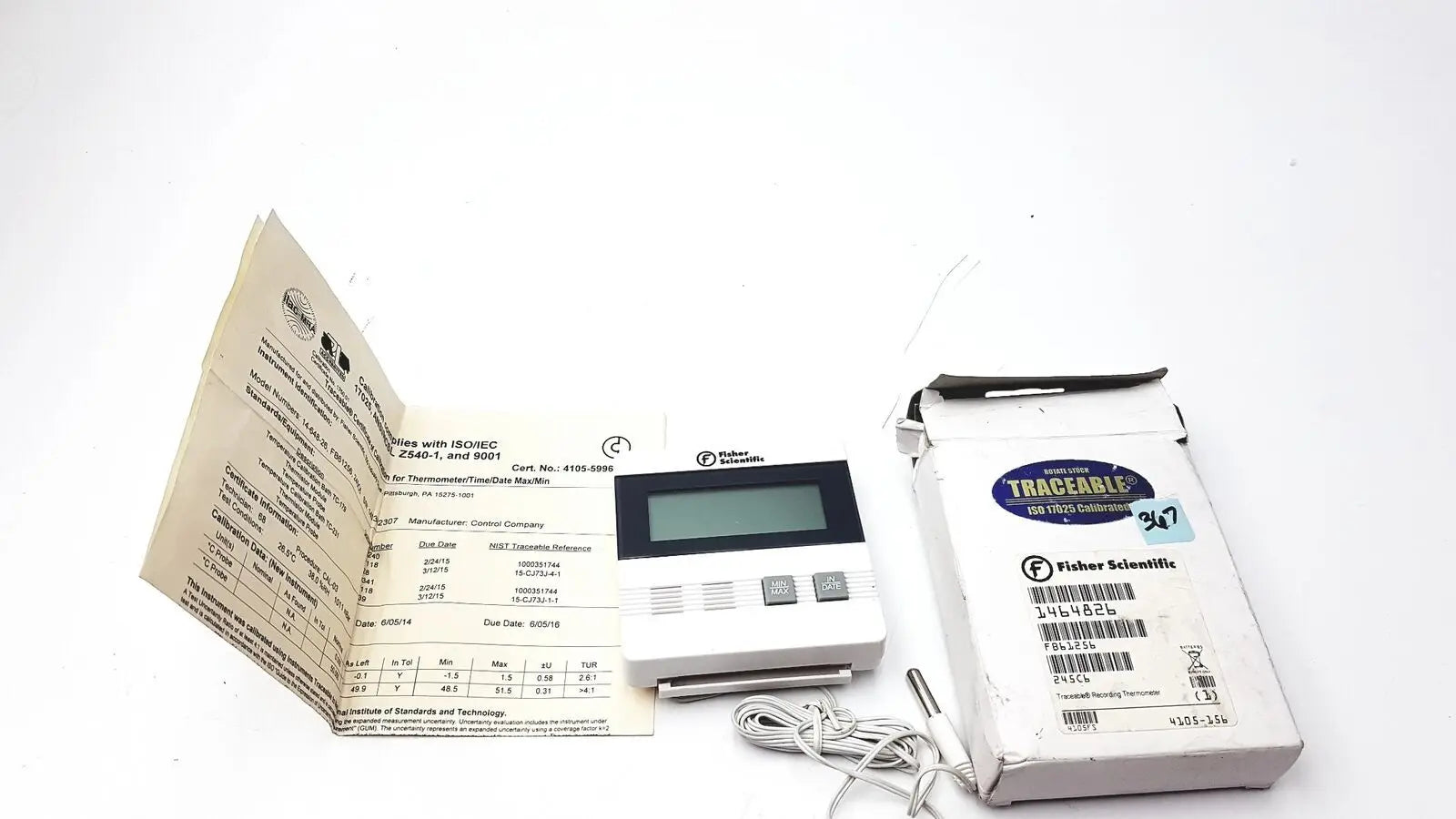Reuse Medical Fisher brand Traceable Thermometer Thermometers, second-hand product photo 1