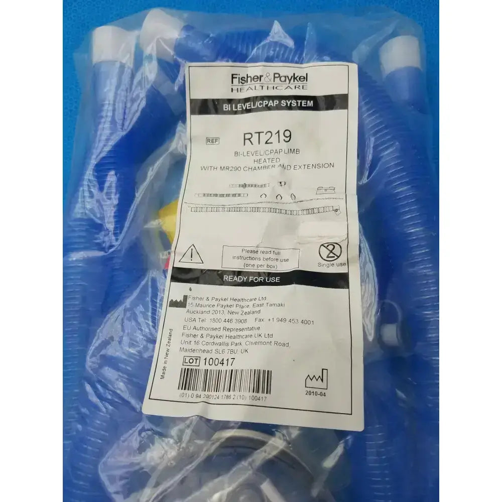Fisher & Paykel RT219 Bi Level CPAP Circuits CPAP Circuit, second-hand product photo 4