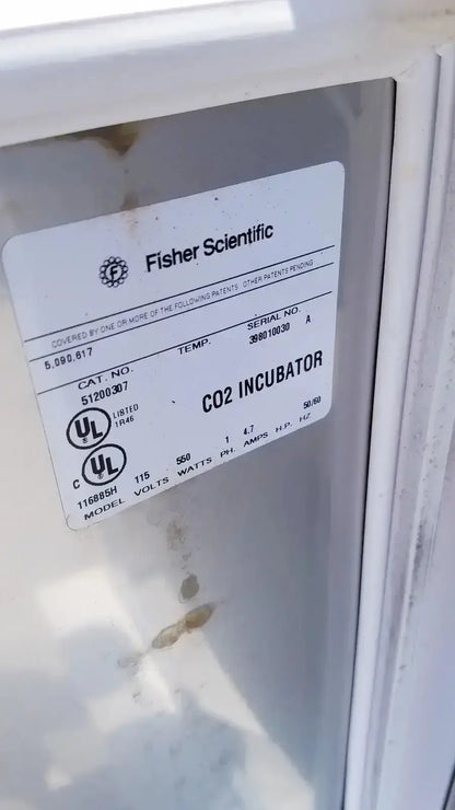 Fisher Scientific CO2 Incubator 116885H CO2 Incubator, second-hand product photo 3