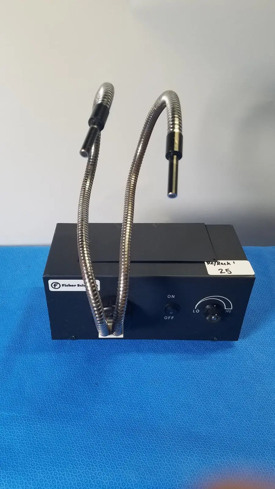 Reuse Medical Fisher Scientific Dual Goose-Neck Fiber-Optic Illuminator - YJH-BYQ96055F Other Medical & Lab Equipment, as-is (for parts) product photo 1