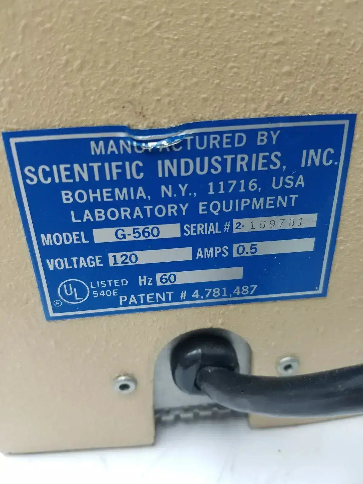 Fisher Scientific Vortex Genie 2 12-812, Scientific Industries G-560 Mixer Shaker Laboratory Mixer/Shaker, second-hand product photo 4