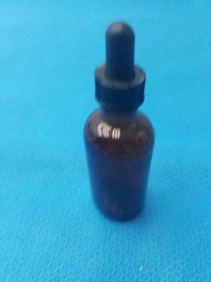 Fisherbrand Amber Boston Round Bottles with Dropper - Lot of 12 Laboratory Bottles, second-hand product photo 6
