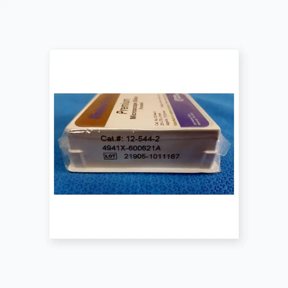 FISHERFINEST Premium Frosted Swiss Glass Microscope Slides 25x75 x1 Mm 12-544-2 Microscope Slides, second-hand product photo 3