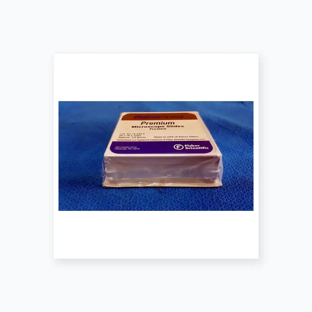 FISHERFINEST Premium Frosted Swiss Glass Microscope Slides 25x75 x1 Mm 12-544-2 Microscope Slides, second-hand product photo 2