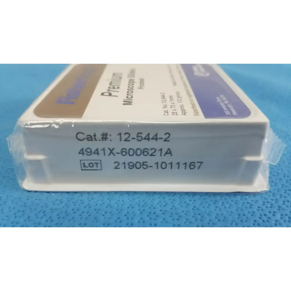 FISHERFINEST Premium Frosted Swiss Glass Microscope Slides 25x75 x1 Mm 12-544-2 Microscope Slides, second-hand product photo 3