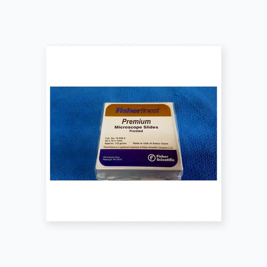 FISHERFINEST Premium Frosted Swiss Glass Microscope Slides 25x75 x1 Mm 12-544-2 Microscope Slides, second-hand product photo 1