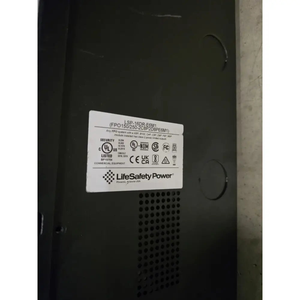 LifeSafety Power Inc Flex power Life safety Enclosure 30"x23x"6.5 Level Power Supply FPO150/250 Power Supply Enclosure, second-hand product photo 10