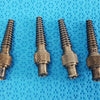 FLL to Catheter Adapter – Plated Brass, Individual Medical Fitting lot of 4