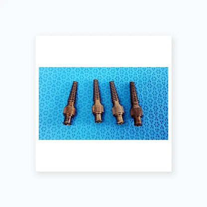 Reuse Medical FLL to Catheter Adapter – Plated Brass, Individual Medical Fitting lot of 4 Syringes, second-hand product photo 1
