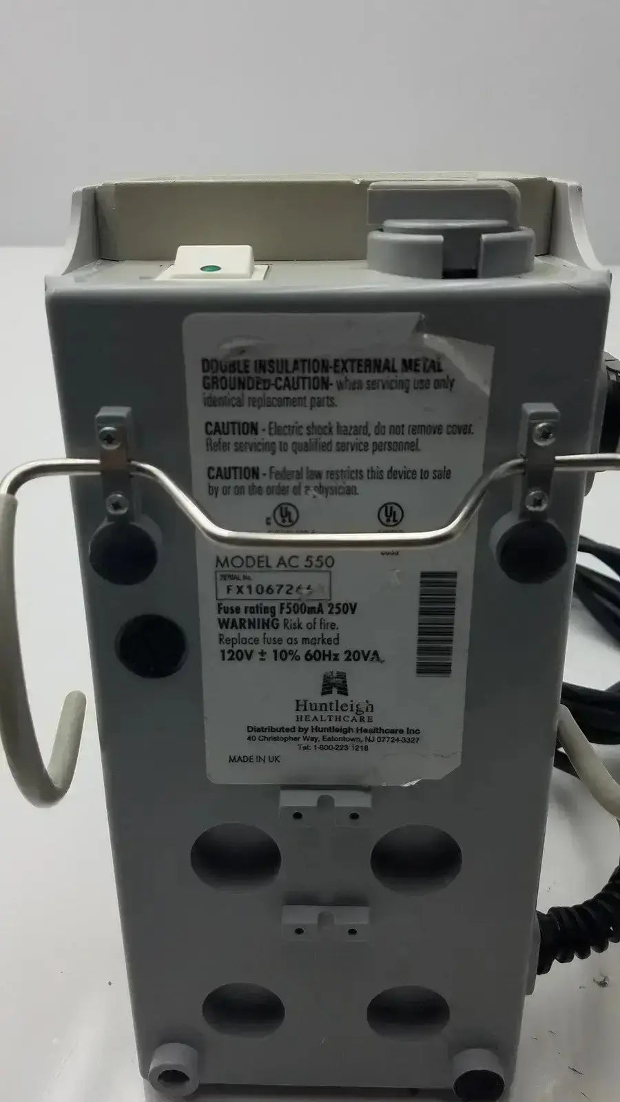 Huntleigh Flowtron Excel Arjo HuntLeigh AC550 Medical Equipment Part, second-hand product photo 12