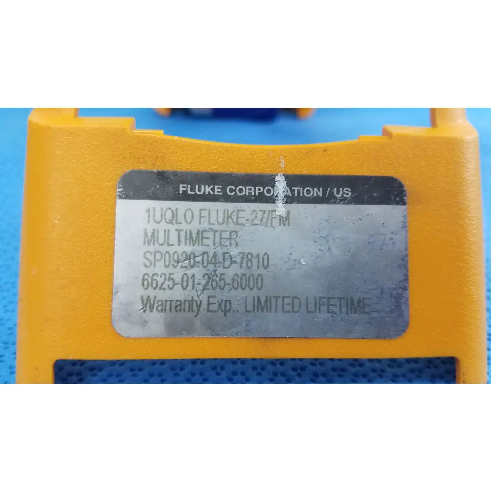 Fluke 27 Digital Multimeter With Leads - Digital Multimeter