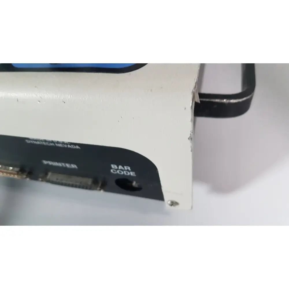 White plastic automated electrical safety analyzer with black label and silver screw for fluke biomedical medtester 5000c
