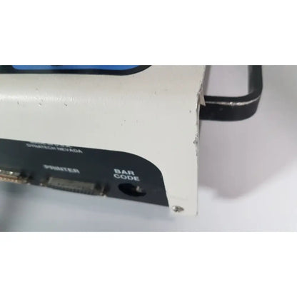 White plastic automated electrical safety analyzer with black label and silver screw for fluke biomedical medtester 5000c