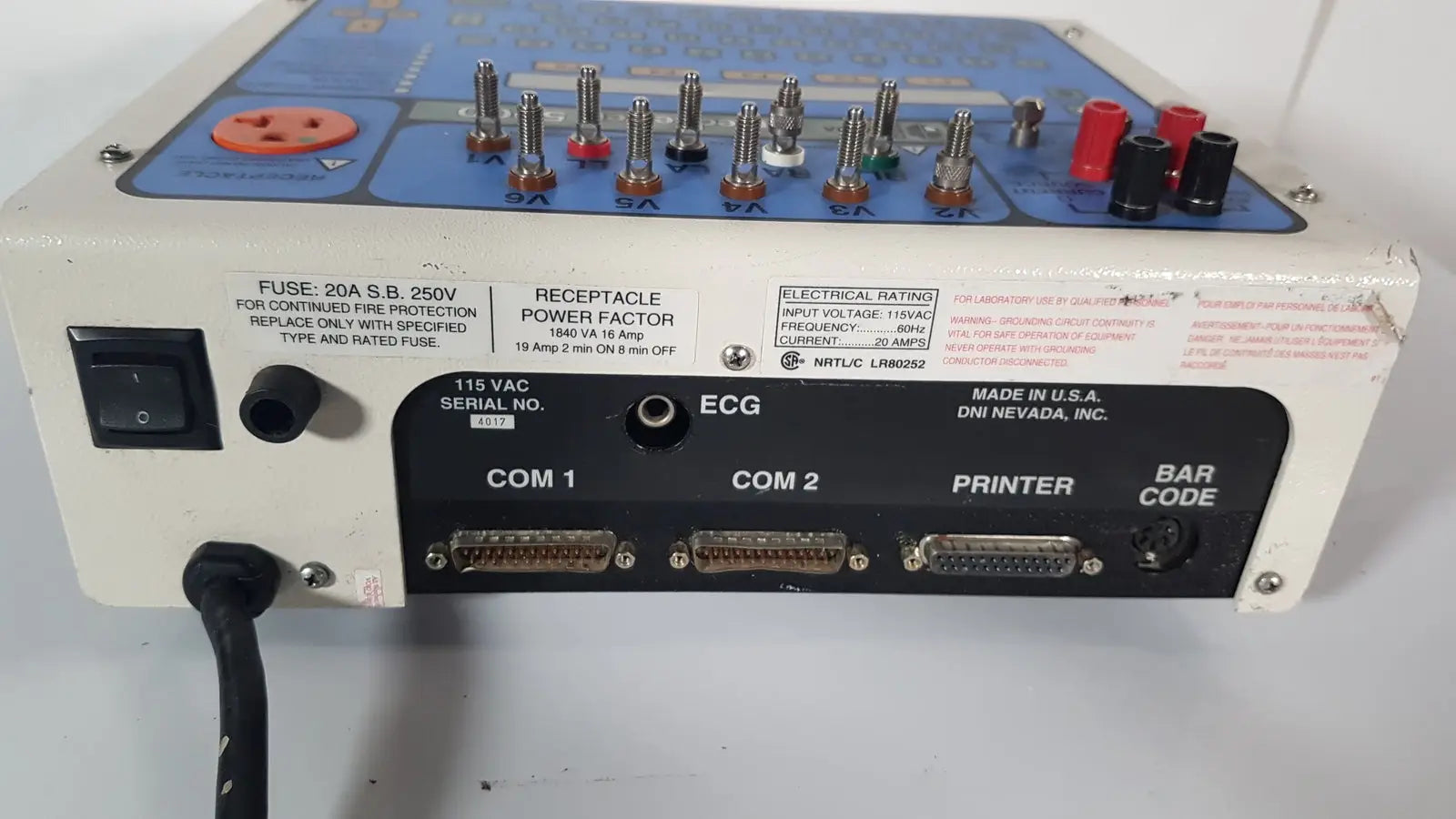 Fluke Biomedical MedTester 5000C Automated Electrical Safety Analyzer Electrical Safety Analyzer, as-is (for parts) product photo 6
