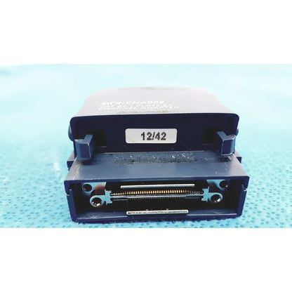 Black plastic dtx-cha001 camera connector with silver pin array and label 12/42 for fluke dtx-1800 network cable certifier