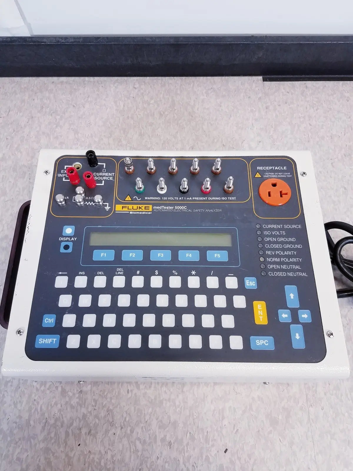 Reuse Medical Fluke MedTester 5000C Automated Electrical Safety Analyzer Not Working Other Medical & Lab Equipment, as-is (for parts) product photo 1