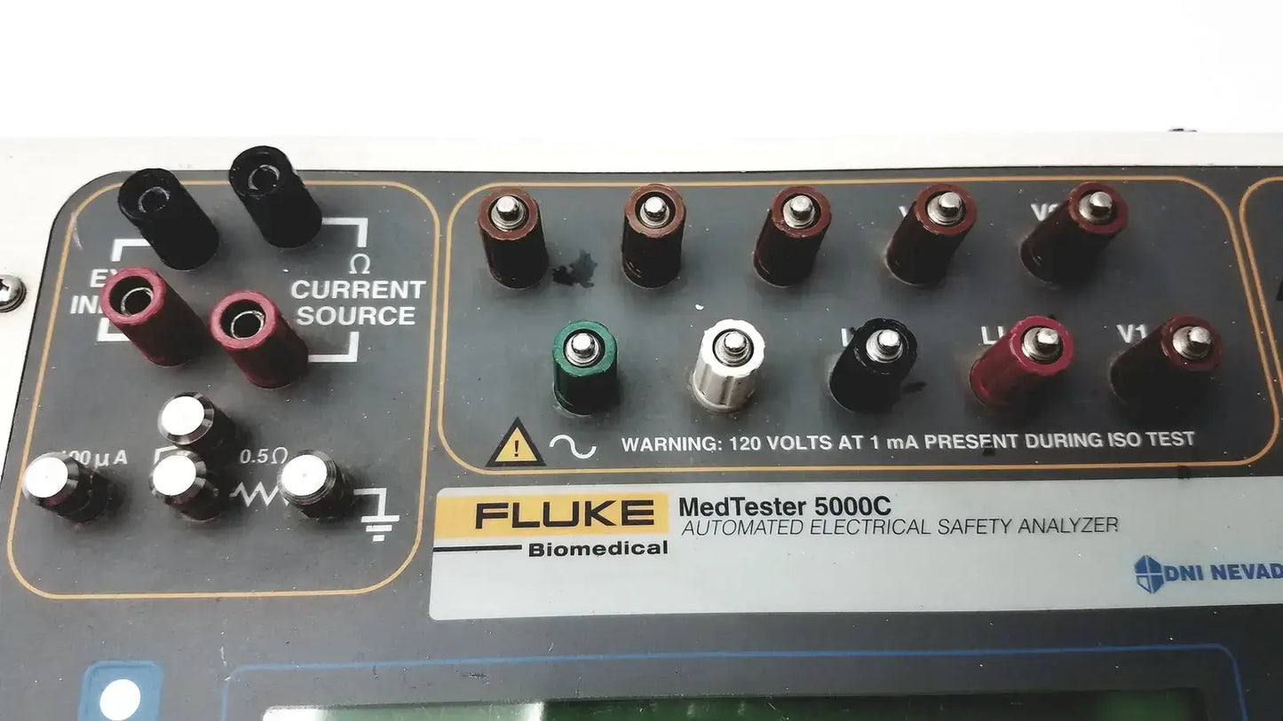 FLUKE MedTester 5000c Biomedical Electrical Safety Analyzer Electrical Safety Analyzer, second-hand product photo 4