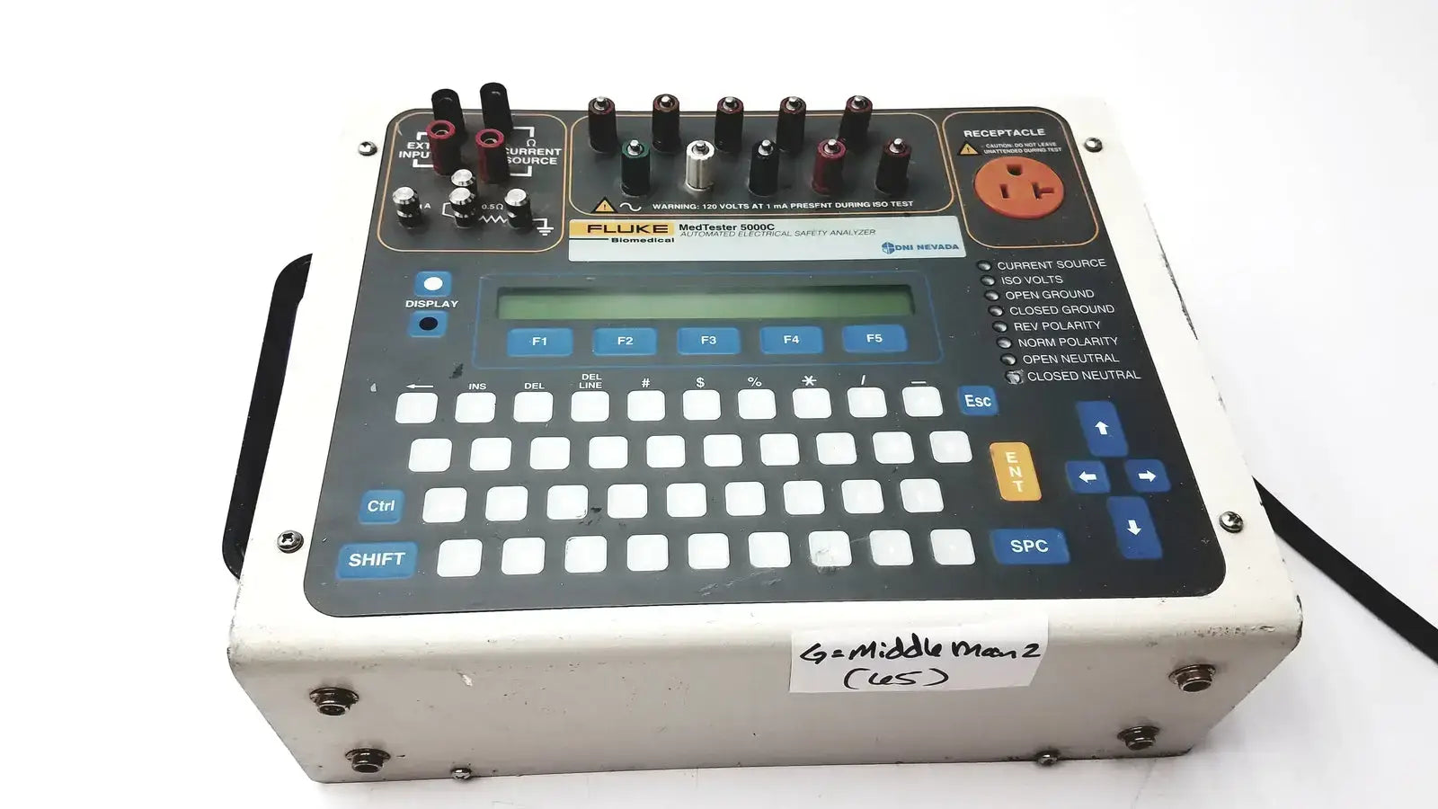 FLUKE MedTester 5000c Biomedical Electrical Safety Analyzer Electrical Safety Analyzer, second-hand product photo 1