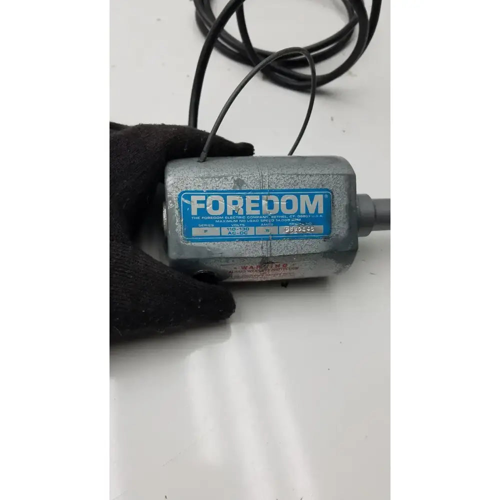 Foredom Motor with 14000 RPM Maximum No Load Serial No. D890443 Motor, second-hand product photo 1
