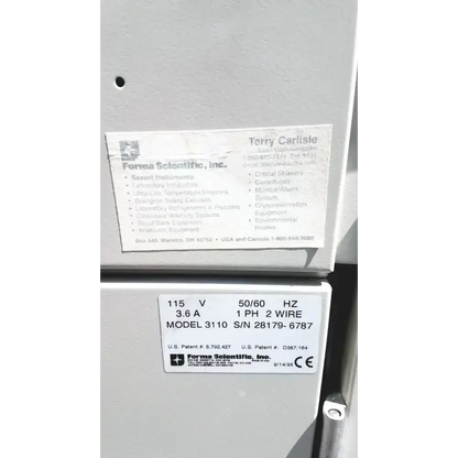 Forma Scientific, Inc. Forma Scientific 3110 Water-Jacketed Lab Incubator CO2 Incubator, second-hand product photo 4