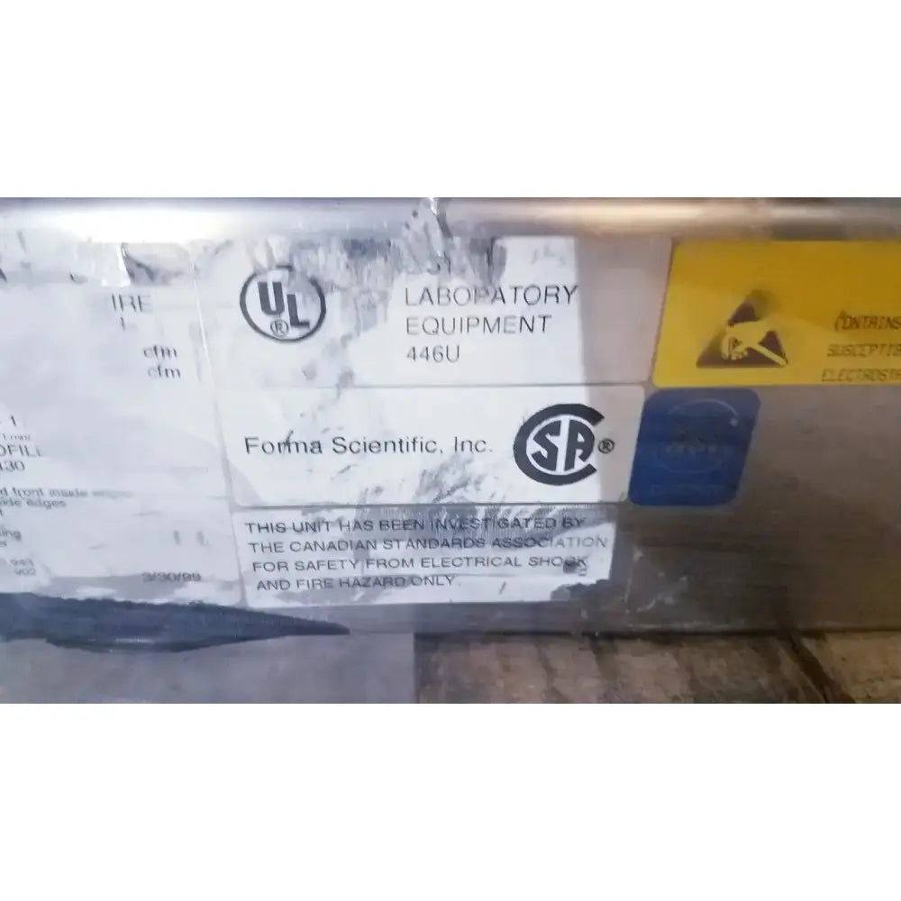 Forma Scientific Class II A/B3 Biological Safety Cabinet Biological Safety Cabinet, second-hand product photo 10
