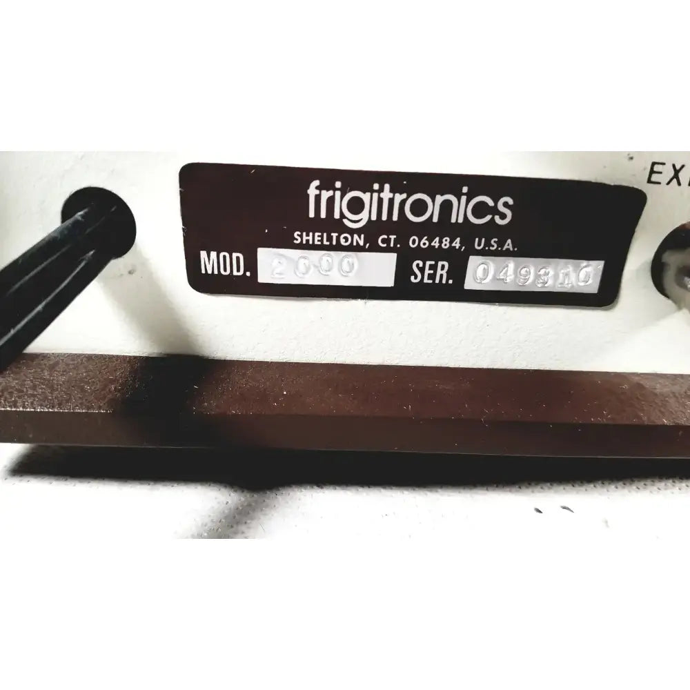 Frigitronics CE-82 Cryosurgical System Model 2000 Cryosurgical System, as-is (for parts) product photo 12