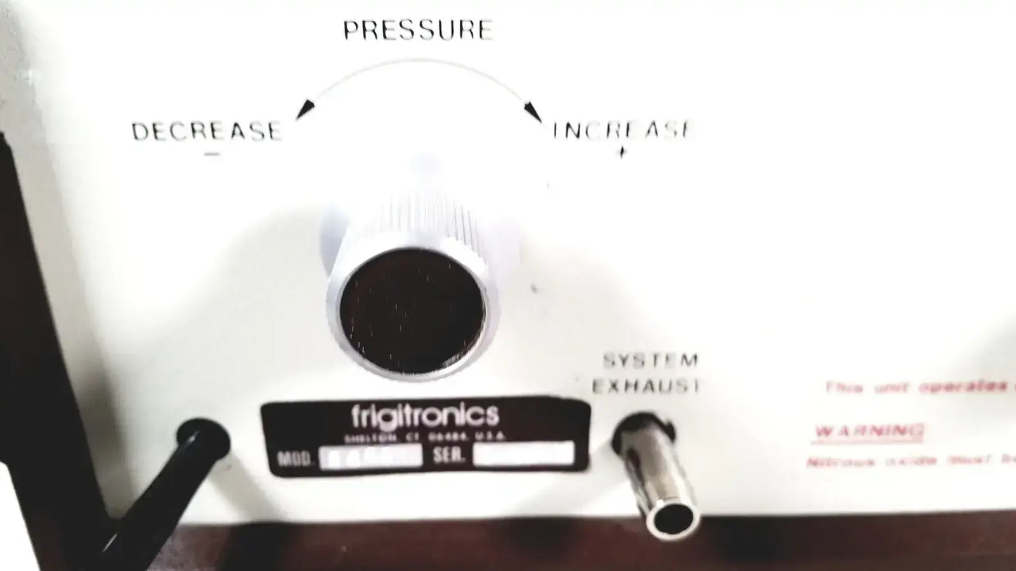 Frigitronics CE-82 Cryosurgical System Model 2000 Cryosurgical System, as-is (for parts) product photo 10