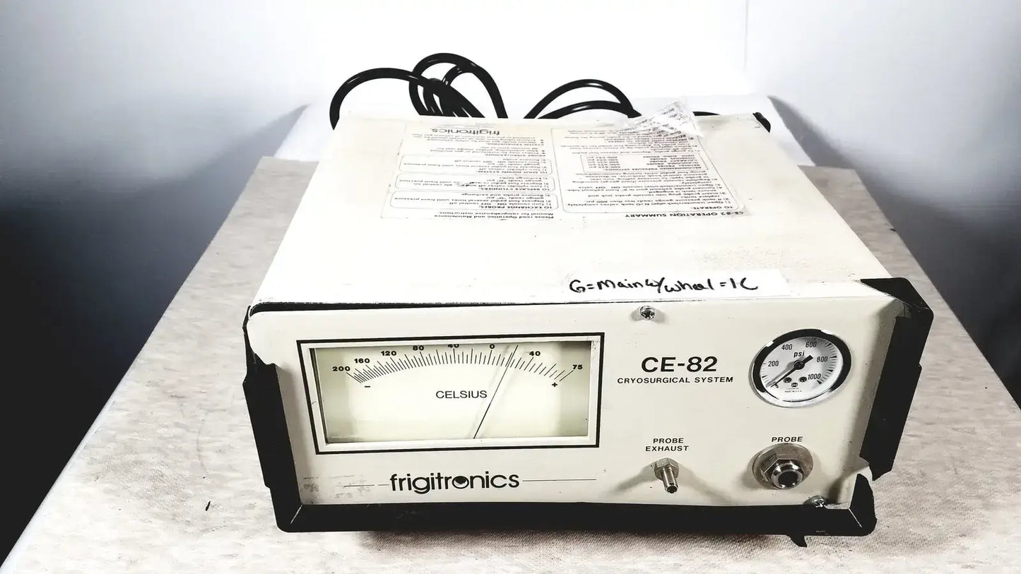 Frigitronics CE-82 Cryosurgical System Model 2000 Cryosurgical System, as-is (for parts) product photo 1