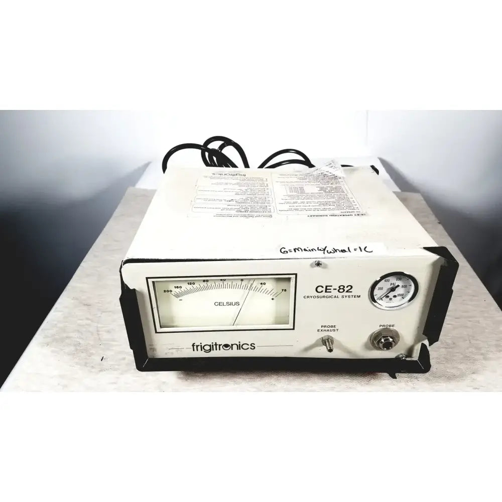 Frigitronics CE-82 Cryosurgical System Model 2000 Cryosurgical System, as-is (for parts) product photo 1