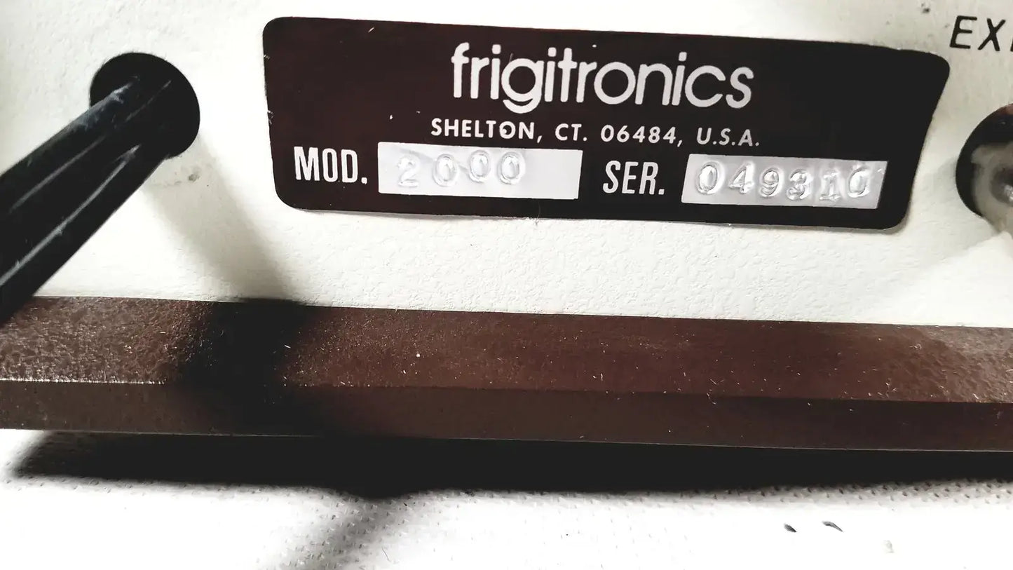 Frigitronics CE-82 Cryosurgical System Model 2000 Cryosurgical System, as-is (for parts) product photo 12
