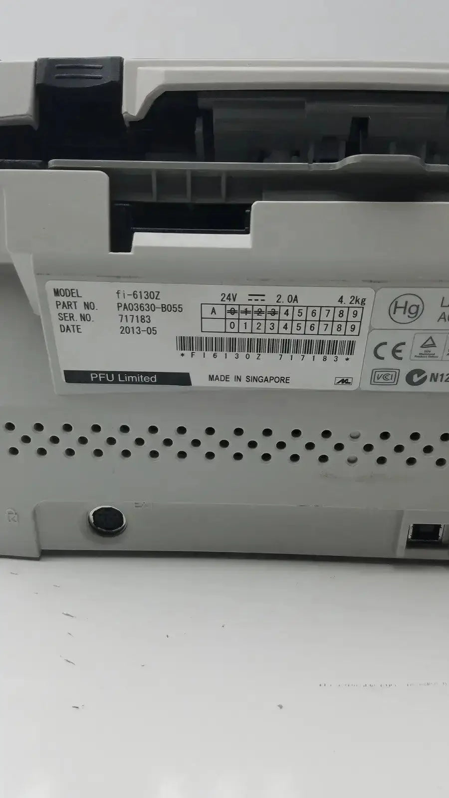 Fujitsu FI-6130Z Duplex Document Scanner High Speed Document Scanner, second-hand product photo 6