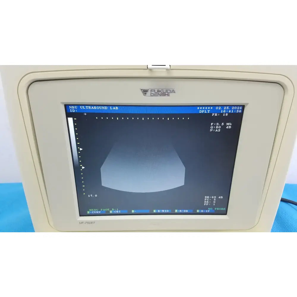 Fukuda Denshi Tellus UF-750XT Diagnostic Ultrasound Imaging System Portable Ultrasound System, second-hand product photo 2