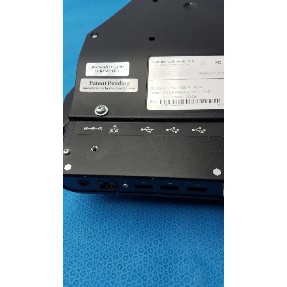Gamber Johnson 7160-0358-P Rev H Dock-Panasonic-CFH2 Wall Dock Wall Dock, second-hand product photo 8