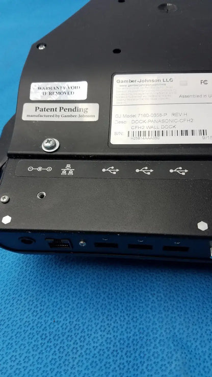 Gamber Johnson 7160-0358-P Rev H Dock-Panasonic-CFH2 Wall Dock Wall Dock, second-hand product photo 8