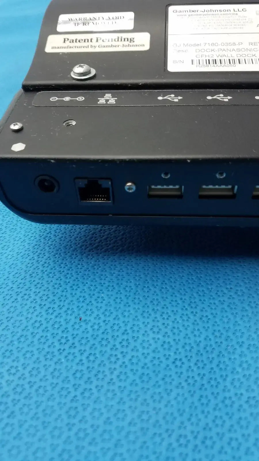 Gamber Johnson 7160-0358-P Rev H Dock-Panasonic-CFH2 Wall Dock Wall Dock, second-hand product photo 9