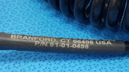 GAS MEDICAL SYSTEMS Coiled Gas Hose P/N 01-01-0495 Coiled Gas Hose, second-hand product photo 4