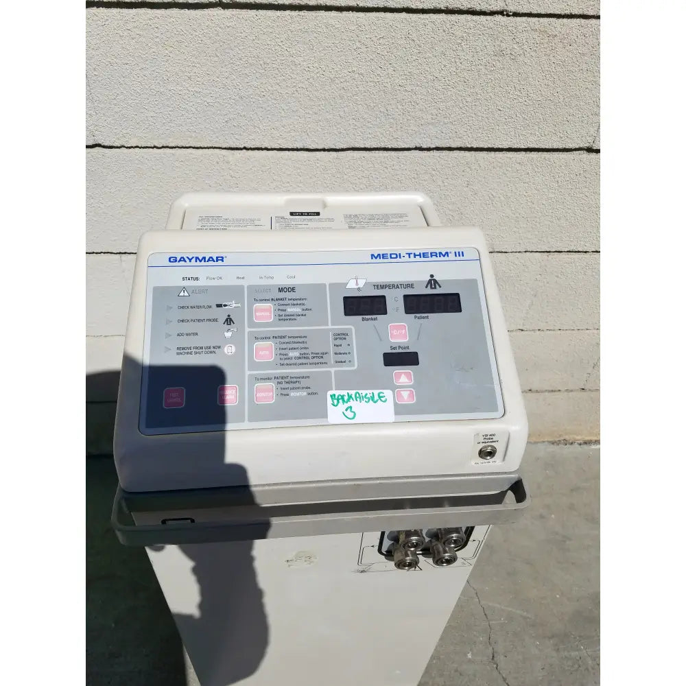 Gaymar MTA6900 Medi-Therm III Hyper / Hypothermia Machine - Hyper / hypothermia therapy machine
