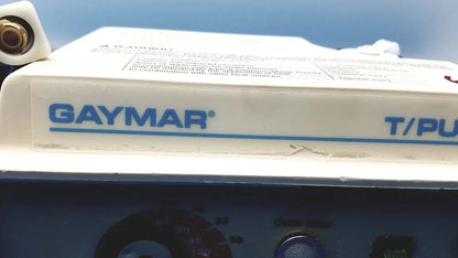 White plastic gaymar t pump tp500c ultrasonic cleaner with blue branding and control panel for pump heat therapy